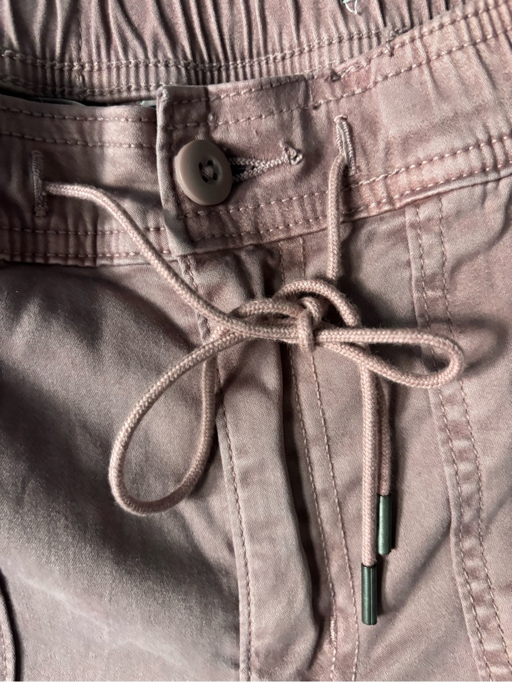 American Eagle Pink Utility Jogger Pants Size 8 Drawstring - Picture 11 of 12